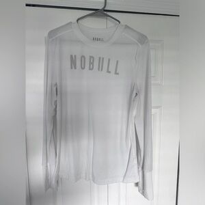 Nobull women’s white long sleeve shirt